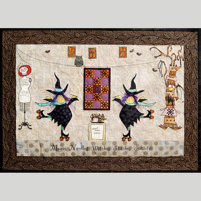 Magic Needles Skating Witches Quilt Pattern Pak Plus