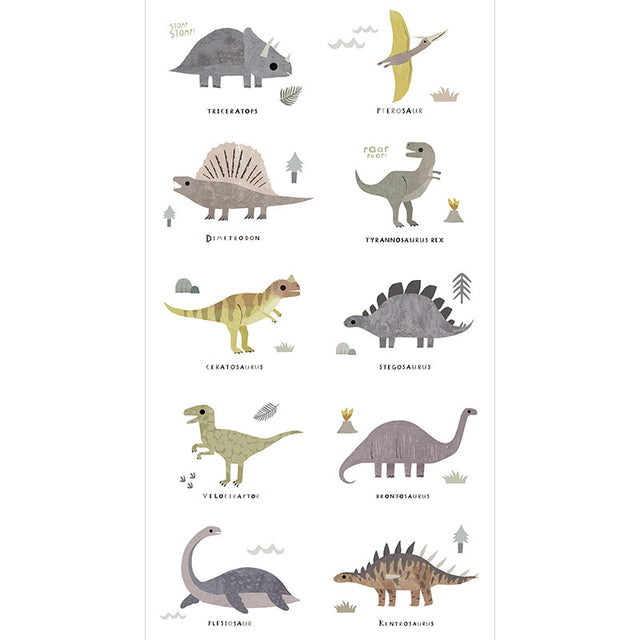 D Is For Dinosaur - Dinosaur White Digitally Printed Panel Primary Image