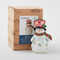 Jim Shore Heartwood Creek Pint Size Snowman with Large Hat Figurine Alternative View #1
