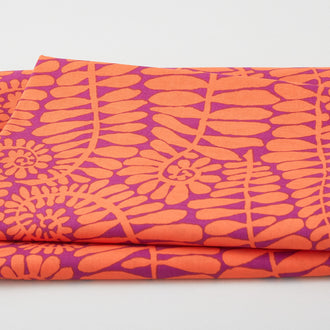 Kaffe Fassett - August 2022 Fronds Orange 2 Yard Cut