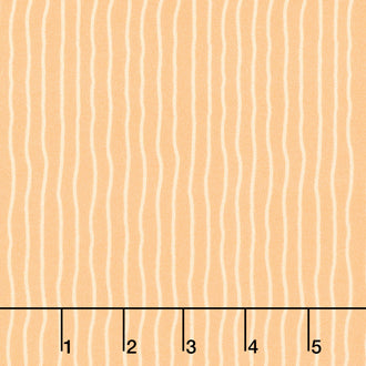 Blooming Stripe - Orange Tangerine Yardage