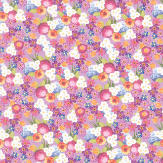 Floralicious - Flowers Lilac Yardage