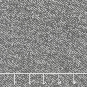 Woolies II Flannel - Nubby Tweed Grey Yardage Primary Image