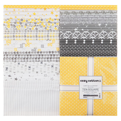 Cozy Cotton Flannels - Sunny Day Colorstory Ten Squares