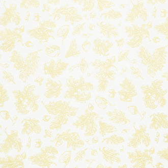 Monthly Placemat Coordinate - Fall Foliage Cream Metallic Yardage