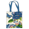 Something Blue - Floral Tote Bag Cream Multi Panel Alternative View #1