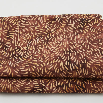 QE6: Splash Batiks - Spritz Brown 2 Yard Cut