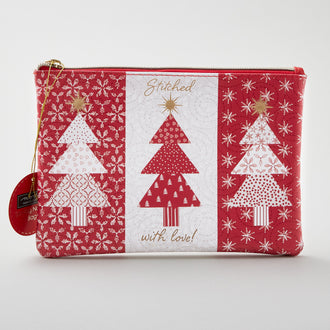 Stitch With Love Zipper Bag
