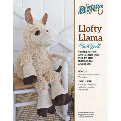 Llofty Llama and Astute Alpaca Plush Doll Pattern