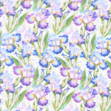 Decoupage - Iris Purple Yardage Primary Image