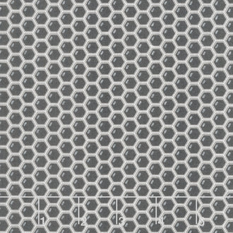 Honey and Lavender - Honeycomb Charcoal Yardage