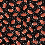 Sports - Footballs Black Yardage Primary Image