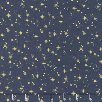 Moonchild - Starfall Midnight Metallic Yardage