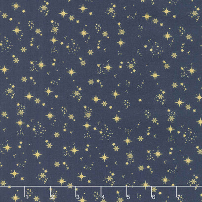 Moonchild - Starfall Midnight Metallic Yardage