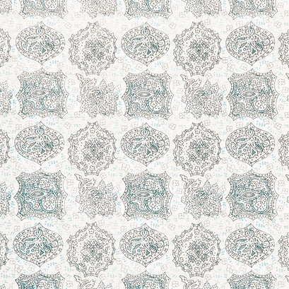 Shine On - Paisley Clouds Blue Yardage