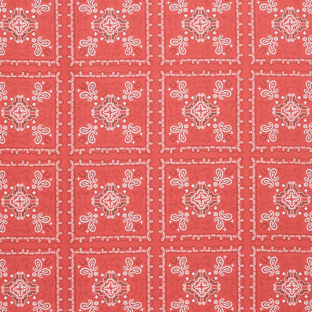 Wild Rose Bandanas Cayenne Yardage
