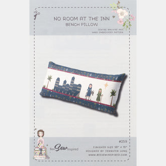 No Room at the Inn Bench Pillow or Table Runner Pattern