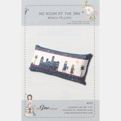 No Room at the Inn Bench Pillow or Table Runner Pattern