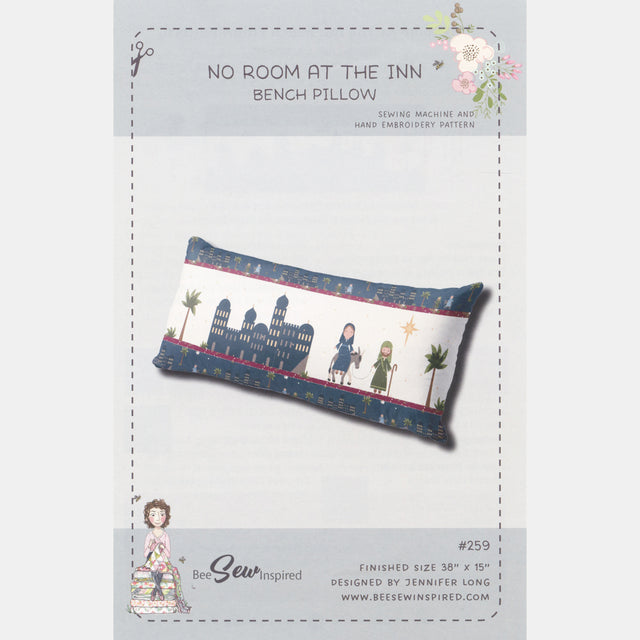 No Room at the Inn Bench Pillow or Table Runner Pattern Primary Image