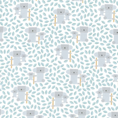 Wild One Flannel - Koality Time White Yardage