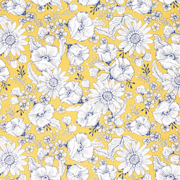 Sunflowers in my Heart - Jardin Sunflower Yardage Primary Image