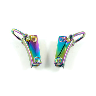 Emmaline Strap Clip with D-Ring - Set of Two Rainbow