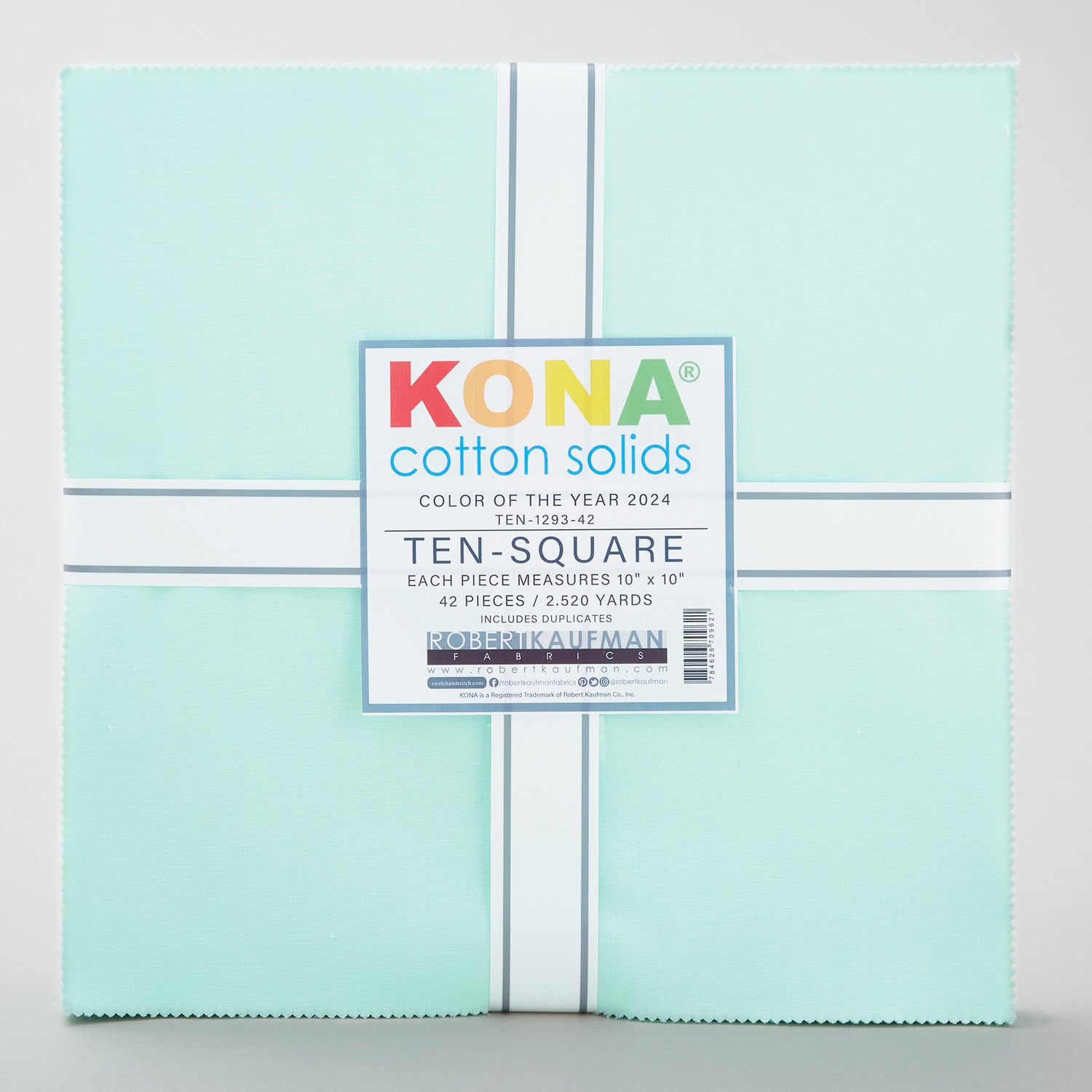 Kona Cotton Color of the Year 2025 Julep Ten Squares
