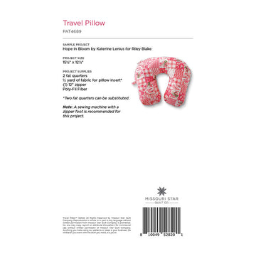 Travel Pillow Pattern by Missouri Star Alternative View #1