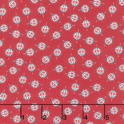 American Gatherings II - American Ball Heart Red Yardage Primary Image