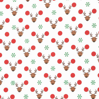 Reindeer Games - Reindeer Winter White Yardage