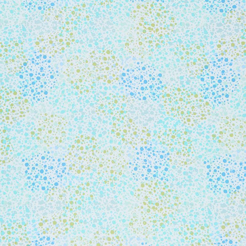 108" Quilt Back (Windham) - Splatter Dots Mint 108" Wide Backing Primary Image