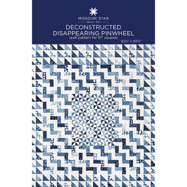 Deconstructed Disappearing Pinwheel Quilt Pattern by Missouri Star
