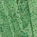 Holiday Blenders - Packed Metallic Scrolls Green Metallic Yardage Alternative View #1