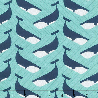 Deep Blue Sea - Main Teal Yardage