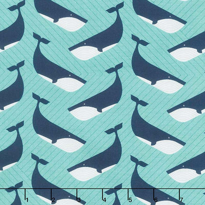 Deep Blue Sea - Main Teal Yardage