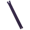Deep Purple 9" Polyester Zipper
