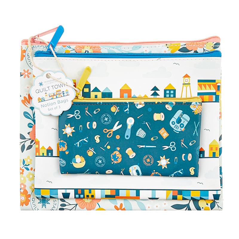 MSQC Quilt Town Notion Bag Set (3pk) Primary Image