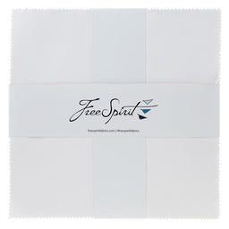 Designer Essential Solids Arctic White 10" Squares