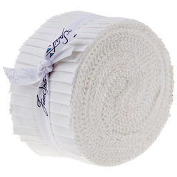 Designer Essential Solids Arctic White 2.5" Strips