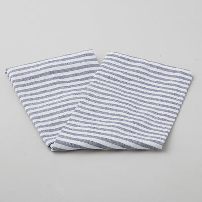 Tea Towel - Blue & White Stripe