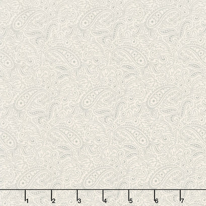 Collection for a Cause: Etchings - Patient Paisley Slate Yardage