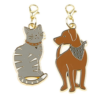 Sew Cute Zipper Pulls - Cat & Dog