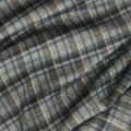 Holiday Charms - Plaid Black Metallic Yardage Alternative View #1