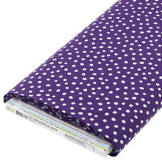 Dot and Stripe Delights - Purple Small Dots 10 Yard Bolt