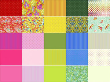 Saturday Stash - Tula Pink Glowy Mini 2.5" Design Roll Tower - 3 - 2 1/2" design roll Alternative View #6