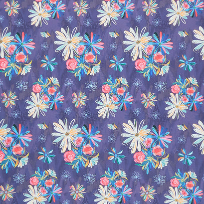 Kindness Always - Main Navy Yardage
