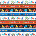 Diggers and Dumpers - Road Builders Multi Yardage