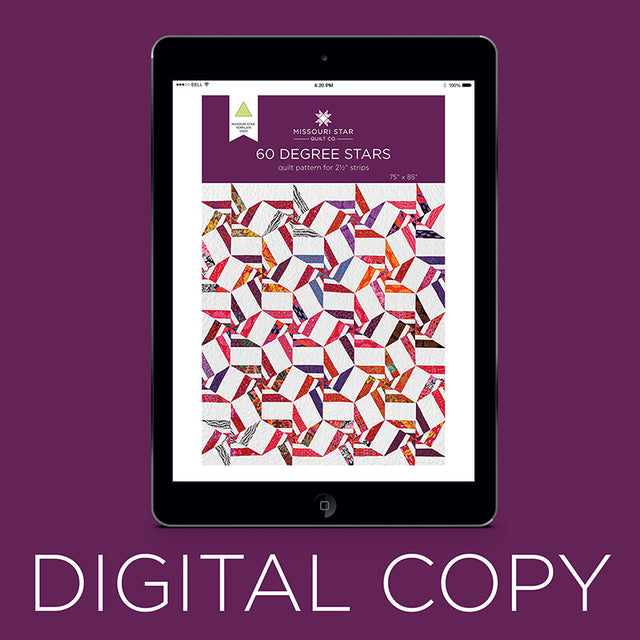 Digital Download - 60 Degree Stars Quilt Pattern by Missouri Star Primary Image