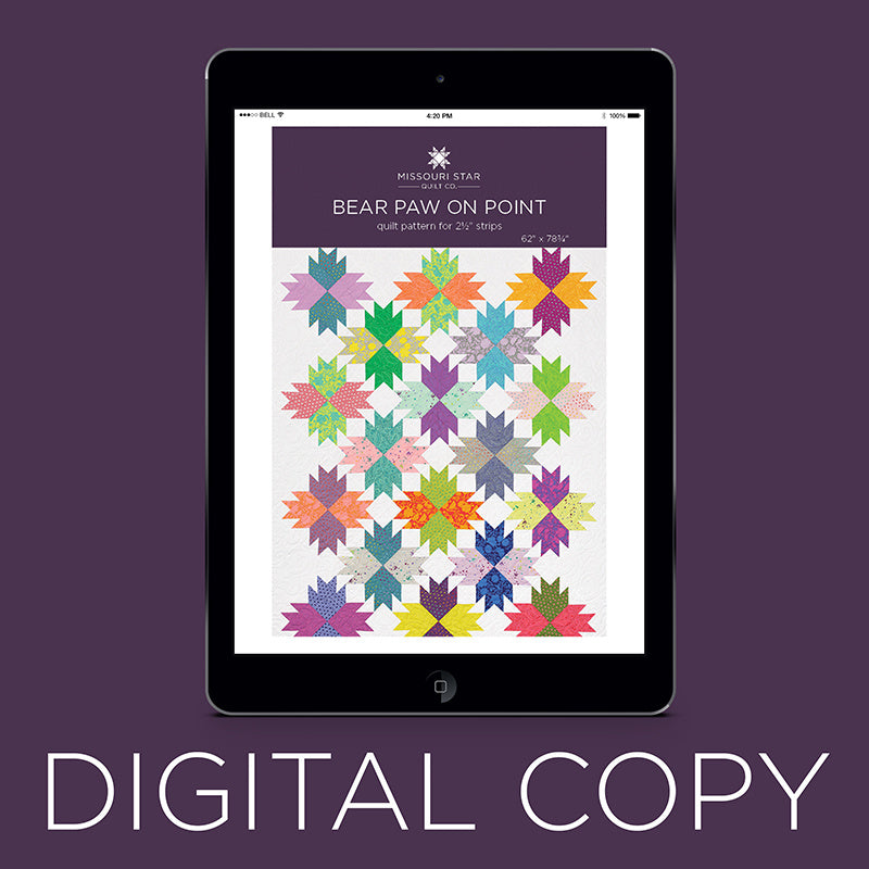 Digital Download - Bear Paw on Point Quilt Pattern by Missouri Star Primary Image