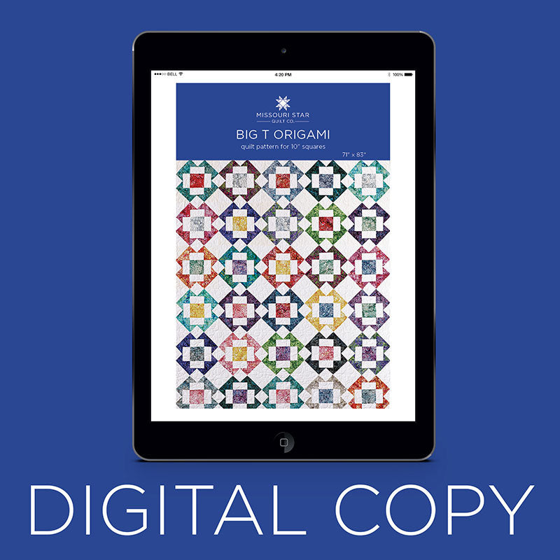 Digital Download - Big T Origami Quilt Pattern by Missouri Star Primary Image